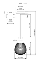 Светильник подвесной Moderli V11347-1P Campo