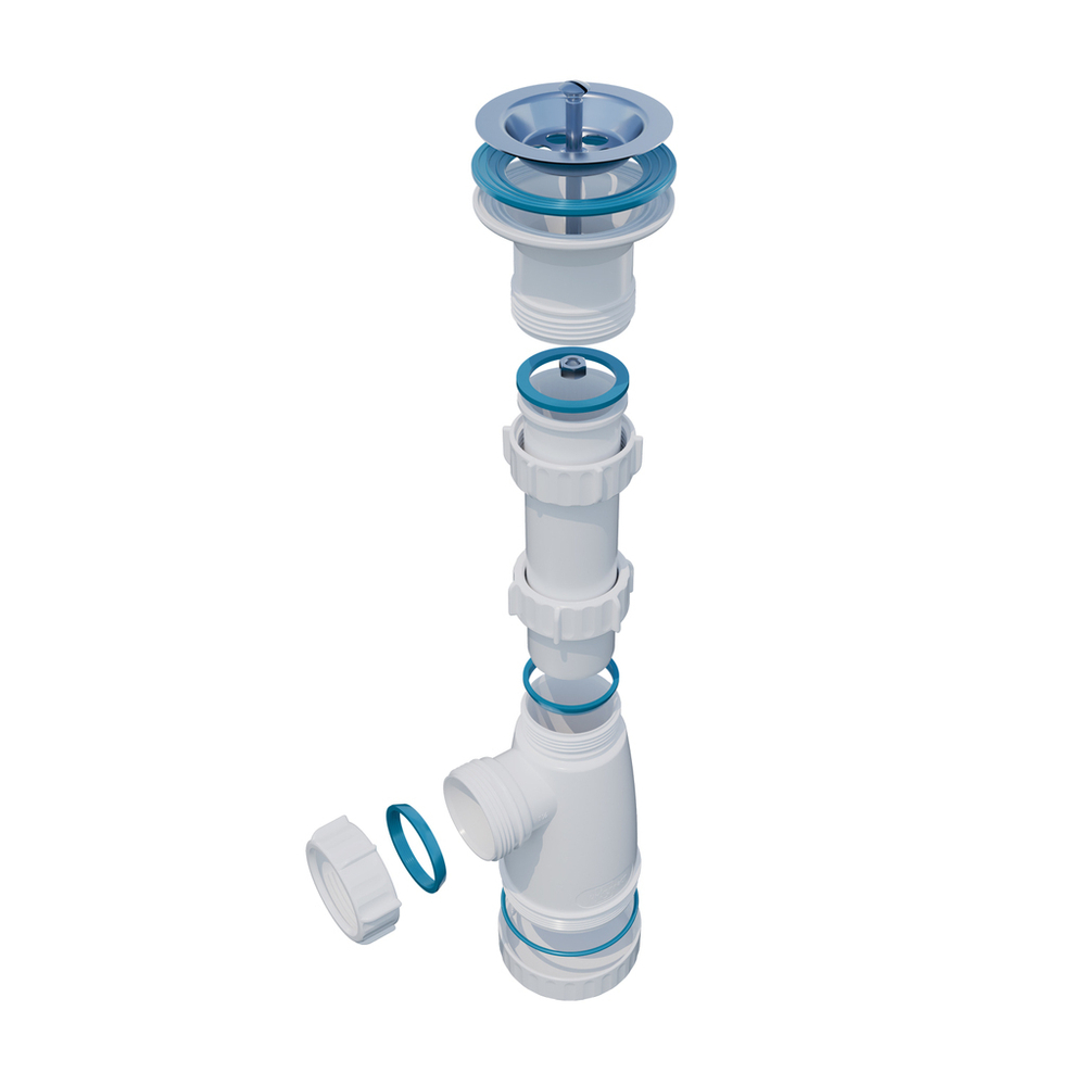 Сифон 1 1/2*40 BS1000 ИНКОПЛАСТ (винт М6*60)