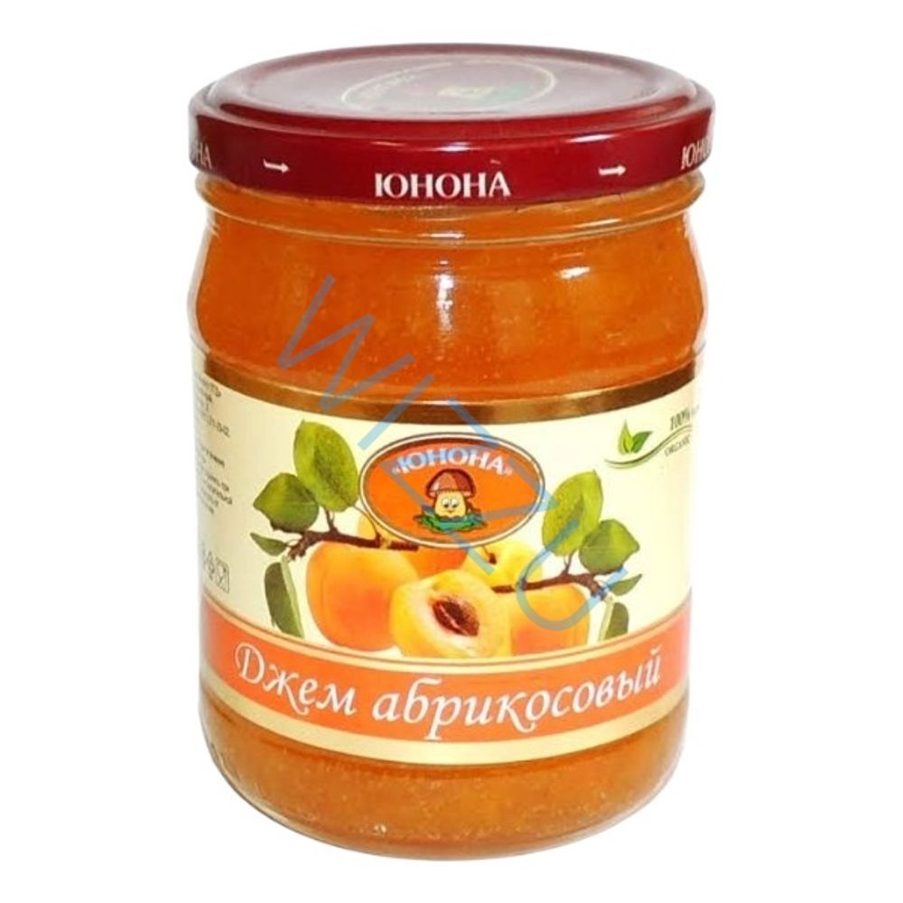 Джем фруктовый Абрикосовый 310 г ст/б Юнона
