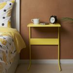 Приставной столик IKEA BRUKSVARA (БРУКСВАРА), Желтый, 42х30 см