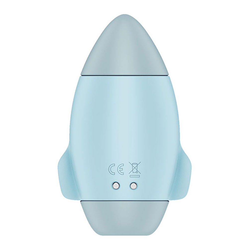 Голубой вакуумный стимулятор клитора 10см Satisfyer Mission Control 4060071