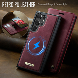 Чехол-кошелек CaseMe 2 in 1 MagSafe Samsung Galaxy S24 Ultra