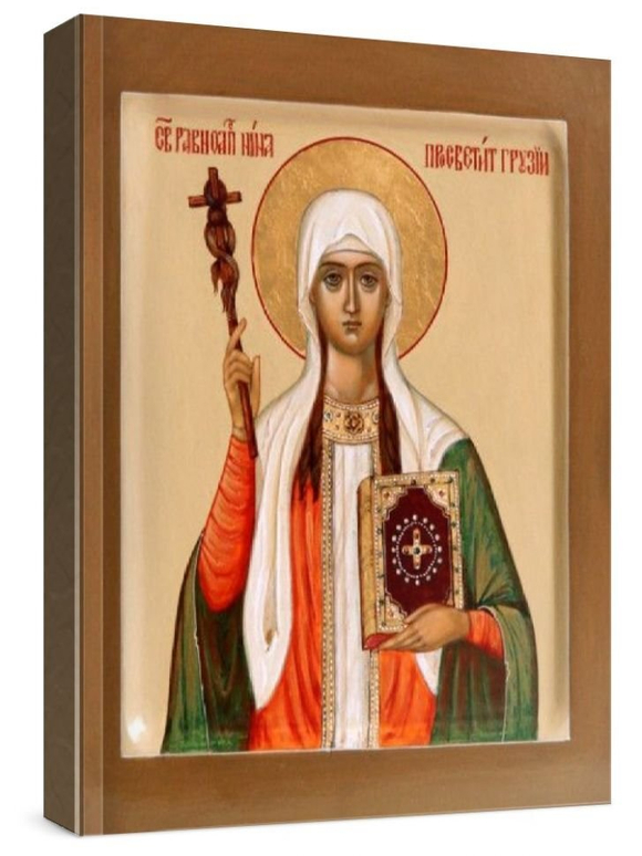 Нина, равноапостольная (рукописная икона)