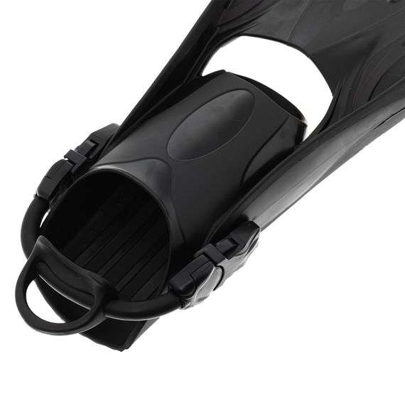 Ласты с открытой пяткой Marlin Scuba (Elastic Bungee Strap) черные