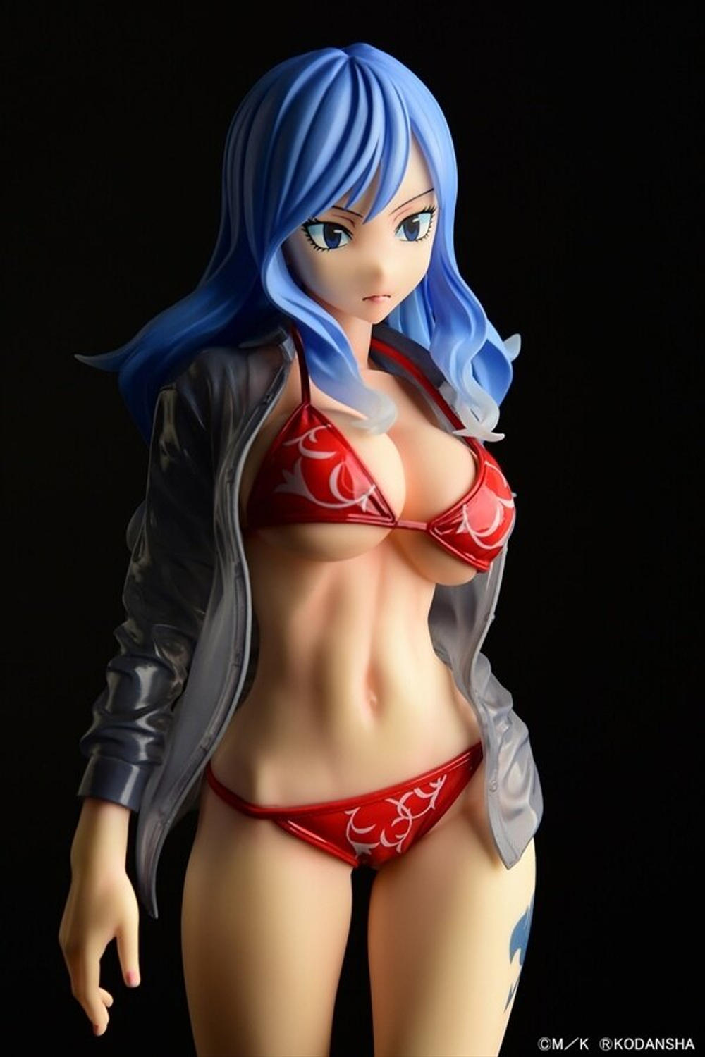 Фигурка Orca Toys FAIRY TAIL Juvia Lockser Gravure_Style Red Bikini!! Wet Sheer Shirt SP: Хвост Феи: Джувия Локсар (красный купальник)