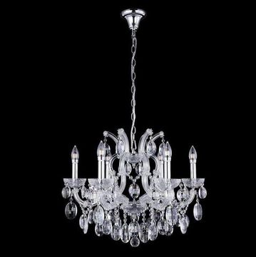 Подвесная люстра Hollywood SP6 Chrome Crystal Lux