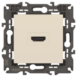 Розетка ЭРА Elegance 14-3114-02 HDMI IP20 слоновая кость | Эра Elegance