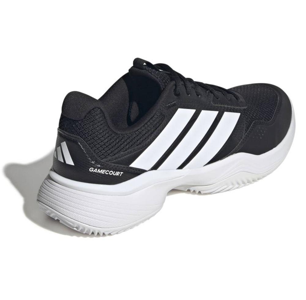 Мужские теннисные кроссовки Adidas GameCourt 3 M Clay - core black/footwear white/footwear white