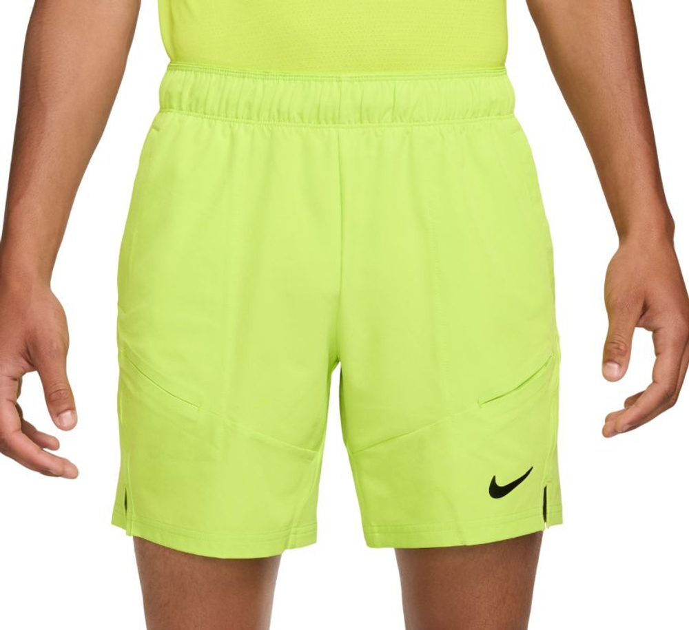 Мужские теннисные шорты Nike Court Dri-Fit Advantage 7" Tennis - зеленый