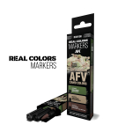 Набор Акриловых маркеров Real Colors Markers set - Late German AFV Camo