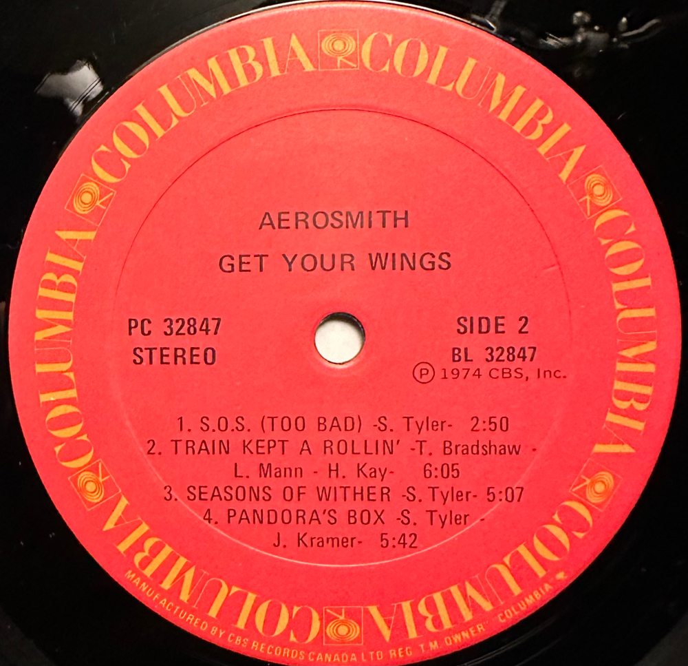 Aerosmith - Get Your Wings (Канада 1974г.)