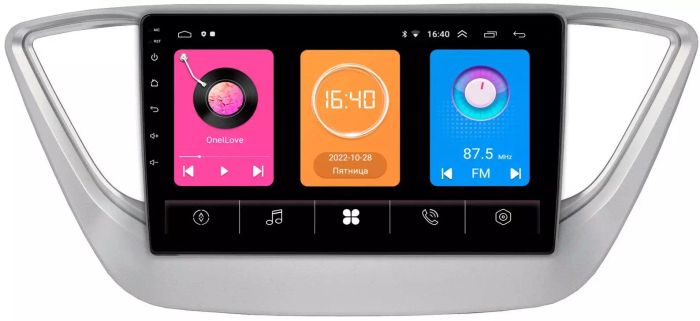 Магнитола для Hyundai Solaris 2 2017-2022, Solaris HS 2024+ - GT9-9039 на Android 10