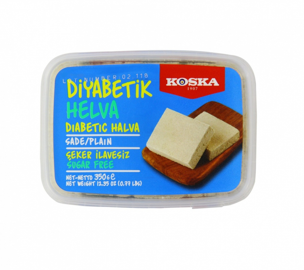 Koska Sugar-free sesame halva Кунжутная халва без сахара 350г