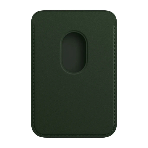Кожаный чехол-бумажник с поддержкой MagSafe Apple Leather Wallet, Green