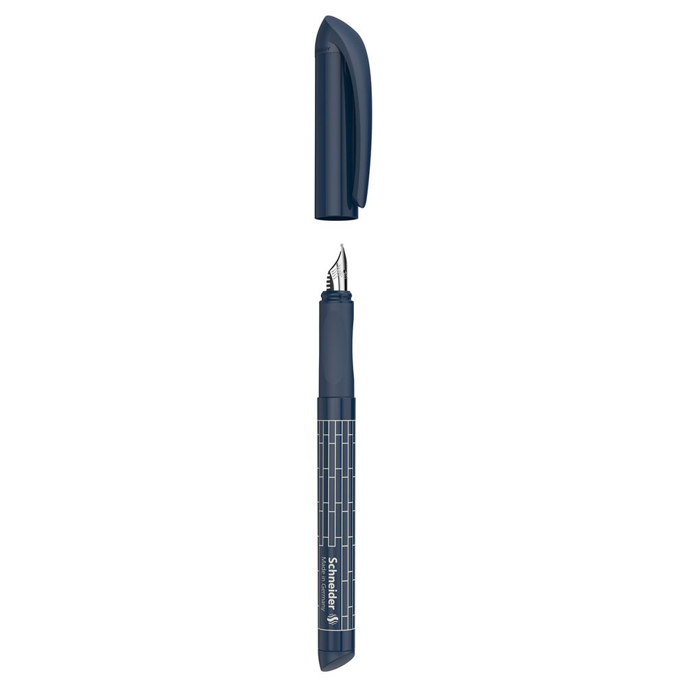 Ручка перьевая Schneider Easy navy, корпус темно-синий, с картриджем