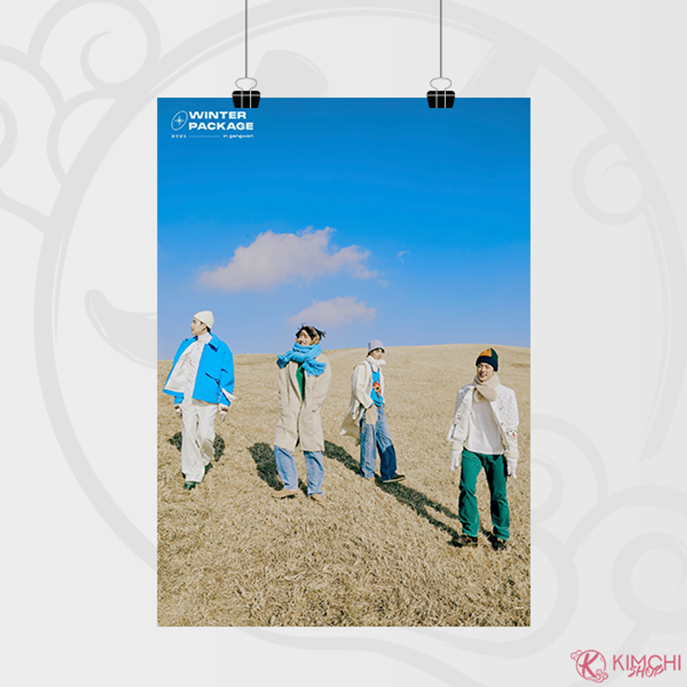 Постер А4 - BTS - WINTER PACKAGE 2021