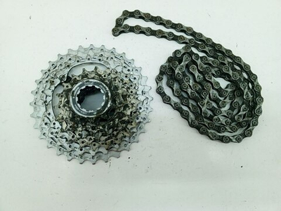 Кассета shimano hg80 9sp + цепь