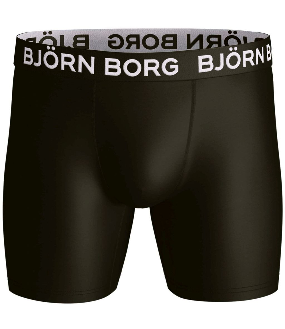 Мужские спортивные боксеры Björn Borg Performance Boxer 2P - зеленый