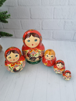 Матрёшка "с курочкой" пузатая 5мест