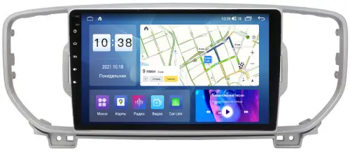 Магнитола для KIA Sportage 2016-2018 - Parafar PF576LUX2UHD на Android 13, Быстрая, QLED, CarPlay, 4G SIM-слот