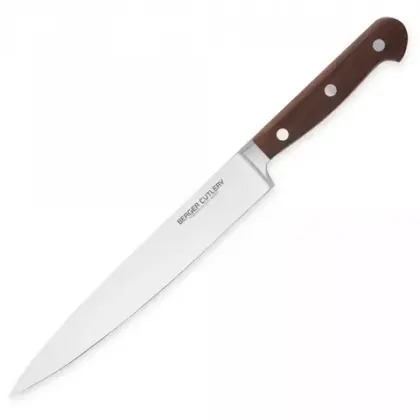 Нож для нарезки 21см Berger Cutlery Classic Smoked Oak
