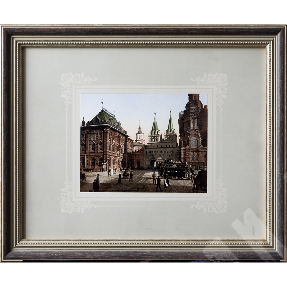 Павлов П.П. Иверские ворота в Москве. Бумага, фотохром. ок. 1908 г.
