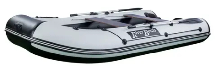 Лодка ПВХ River Boats RB 350 НДНД серо-красный