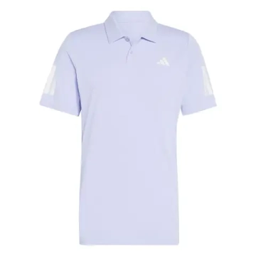 Мужское теннисное поло Adidas Club 3 Stripes - violet tone