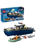 Конструктор Лего Сити Погоня на полицейском катере 60456 | LEGO City Police Boat Chase | игровой набор 264 детали 6+