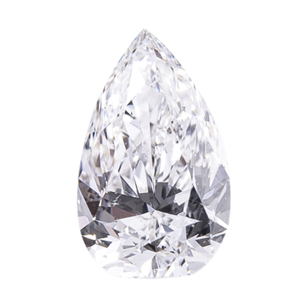Бриллиант (груша 6.4 х 3.8мм, 0.34 ct, 6/7а)