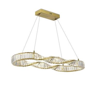 Люстра подвесная светодиодная LED 50W 4000K APL.045.03.50 латунь Olimp Aployt
