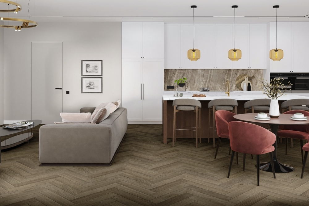 Кварц-винил SPC Damy Floor London SPC 0,75мм 4,2 мм ОКСФОРД 1.059 м2