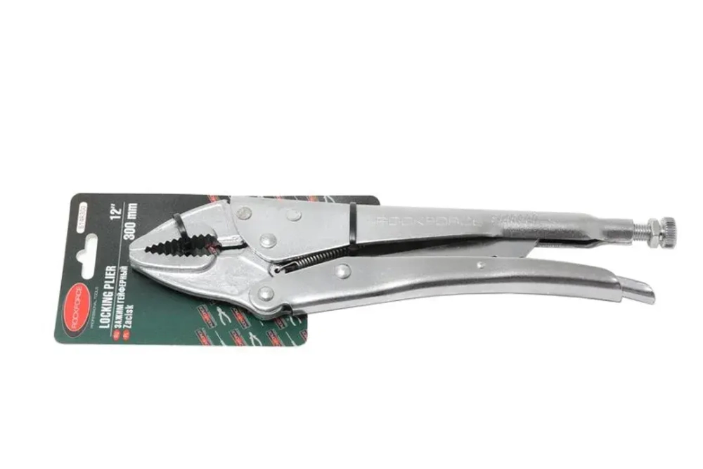 Зажим гейферный ''прямой захват''10''-250мм, на блистере RockForce##Rock FORCE RF-614R250
