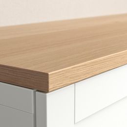 Верхняя панель IKEA BESTA (БЕСТО), Дубовый шпон, 120x42 см