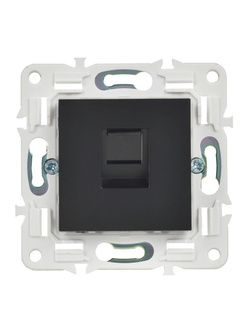 Розетка компьютерная RJ45 кат.5E SKANDY SK-K01Bl черн. IEK SK-K10-1-K02
