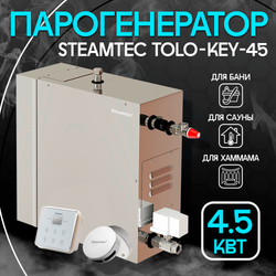 Steamtec TOLO KEY 45 - 4.5 кВт (ВЛАГОСТОЙКИЙ модуль управления), парогенератор для хамама и турецкой бани