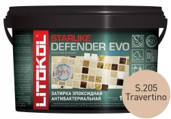 Затирочная смесь эпоксидная Litokol Starlike Defender Evo антибактериальная 1 кг