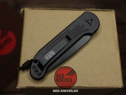 Нож MIcrotech LUDT - черный / черный (эксклюзив RED-Knives) RK-462