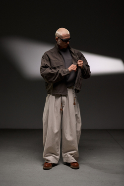 Брюки Blue Monte Pleated Casual Pants "Yunfeng White"