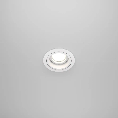 Встраиваемый светильник Атом / Atom 1*GU10 10 Вт, DL025-2-01W. TM Maytoni