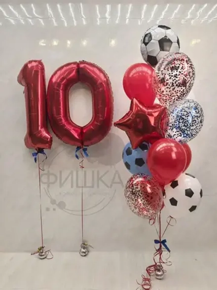 Набор с футбольными мячами №195