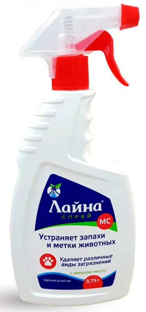 Спрей ХЕМИЛАЙН "Лайна" для устранения запахов и меток животных с ароматом пихты - 750 мл