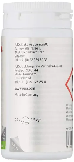 Таблетки для чистки гидросистемы Jura - 25 шт. (62535)