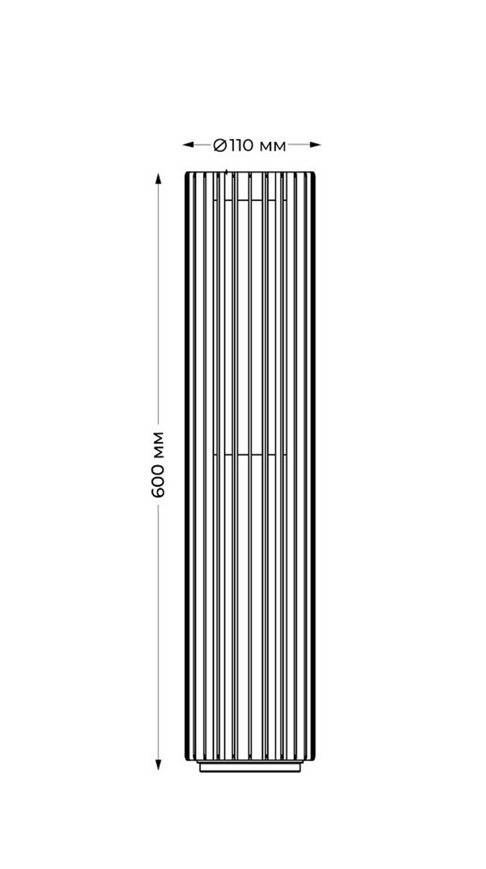 Наземный низкий светильник Italline IT9060