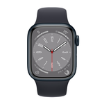 Умные часы Apple Watch Series 8 GPS, 41mm, Aluminium Case with Sport Band S/M, Midnight (Тёмная ночь)
