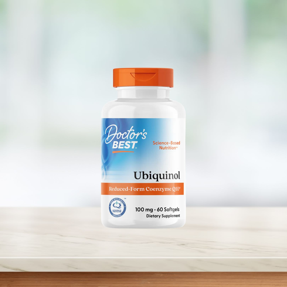 Doctor's Best, убихинол, 100 мг, 60 капсул