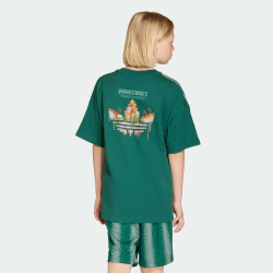 Adidas Свободная футболка Minecraft, зеленый