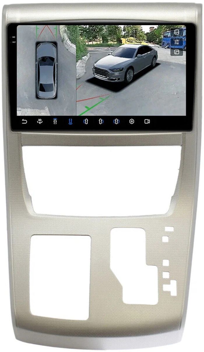Магнитола для Toyota Alphard 20, Vellfire 2008-2014 (более 10 динамиков, правый руль) - FarCar BX10-360-9536-10F1B монитор 10.36" 2K QLED на Android 13, Быстрая, CarPlay, 4G SIM-слот, 4 камеры в комплекте