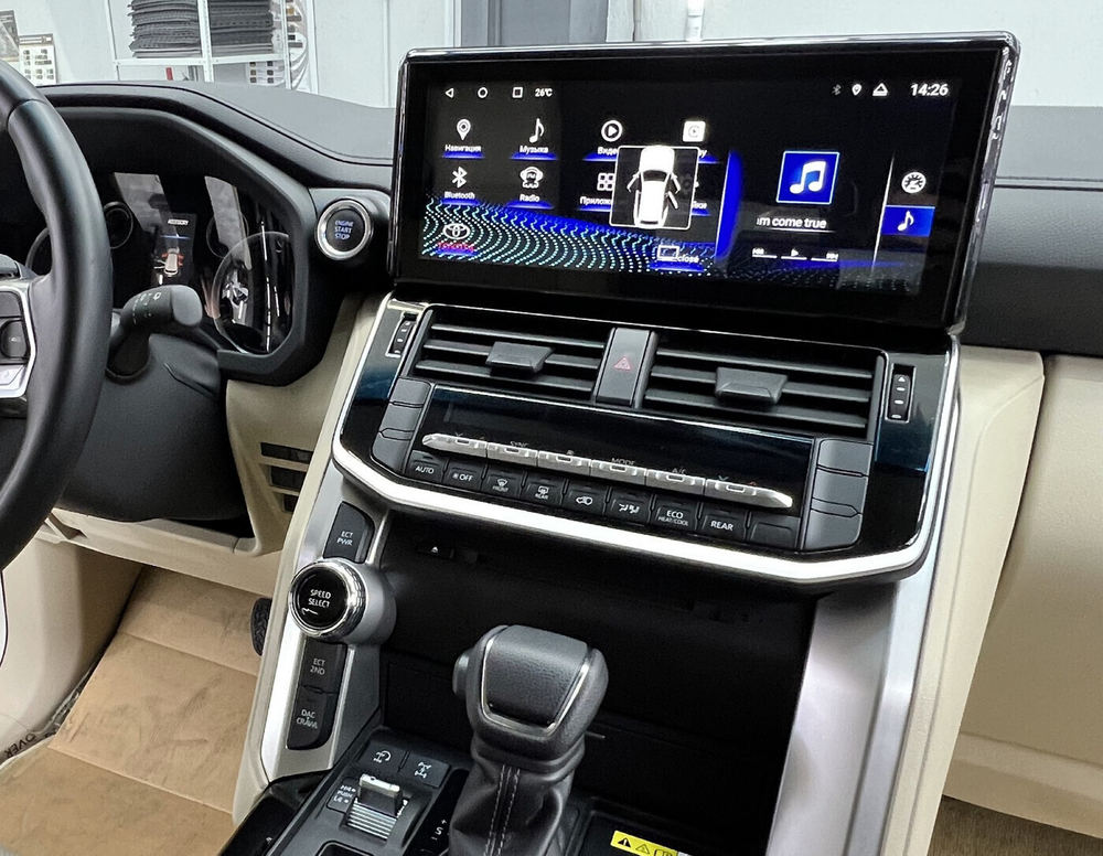 Автомагнитола LX Mode + DVD привод для Toyota Land Cruiser LC 300 2022+
