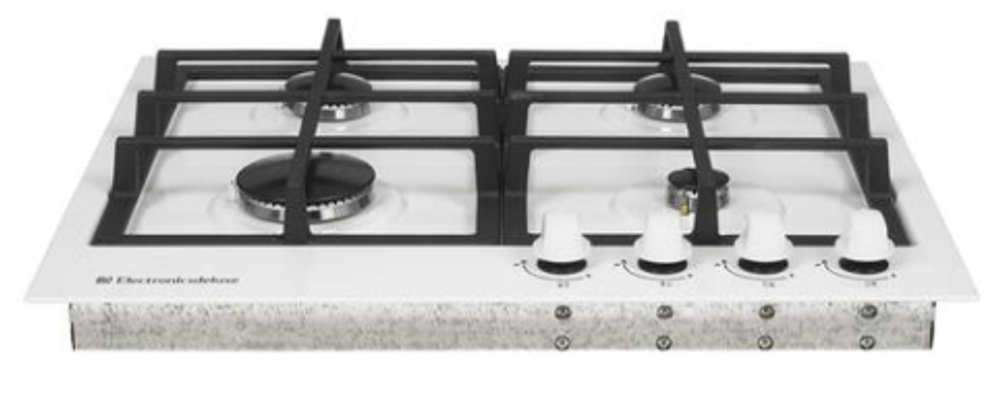 Поверхность варочная  Electronicsdeluxe TG4_750231F-024 (белая эмаль, газ/к,  60*51) Россия